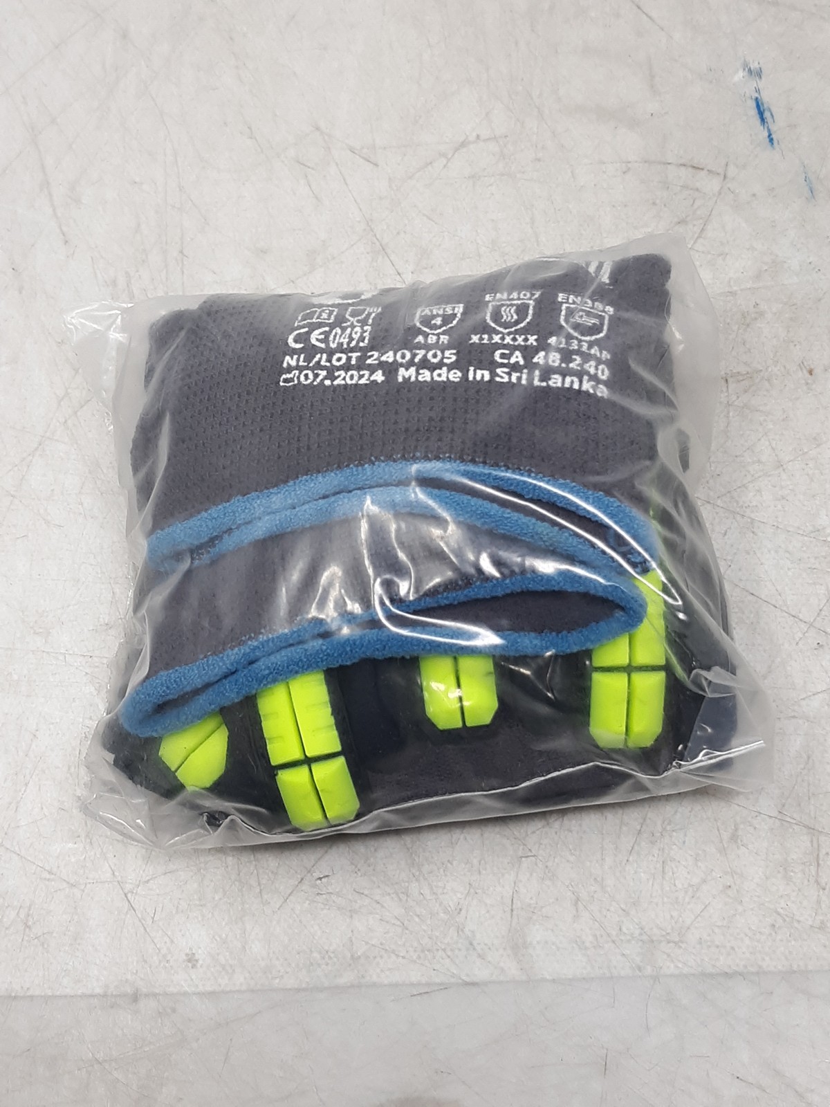 Ansell IIR-840 Impact Resistant Gloves ANSI/ISEA 138 Level 1 CE Certified