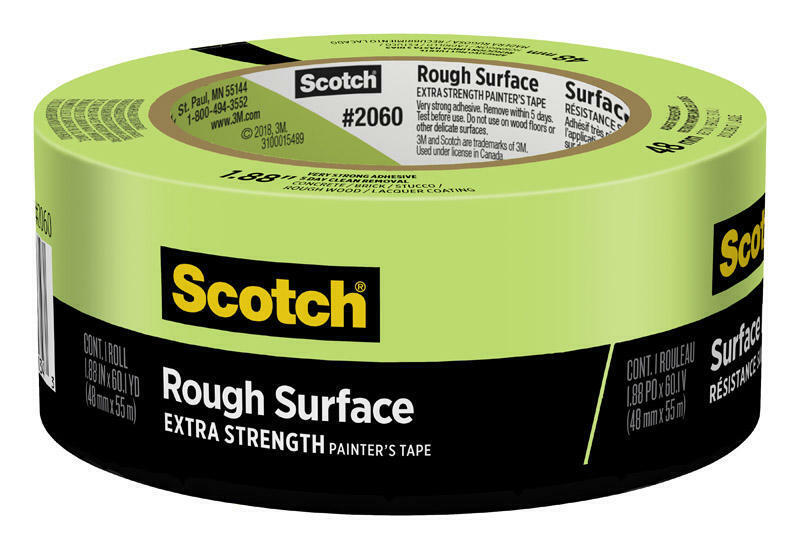 Scotch 1.88 in. W X 60.1 L Green Extra Strength Painter’s Tape