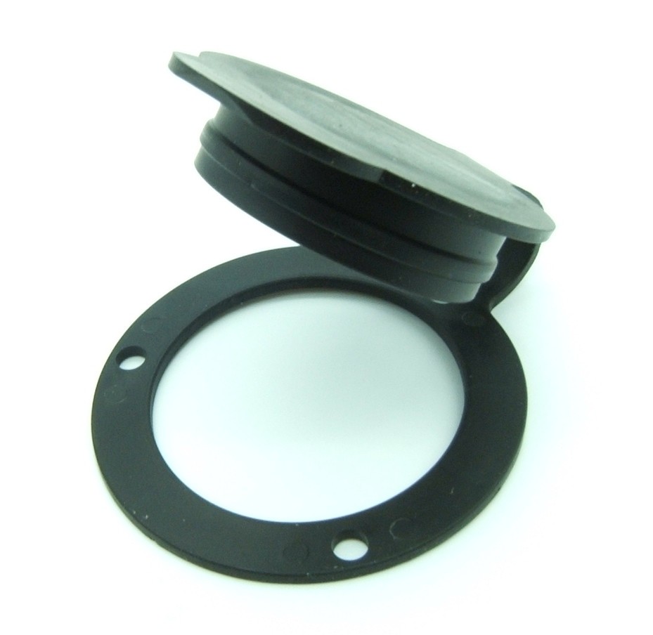 Front Flip Rubber Cover Cap for Flanged Inlet Receptacle 3P 20 Amp 30A 220V 240V
