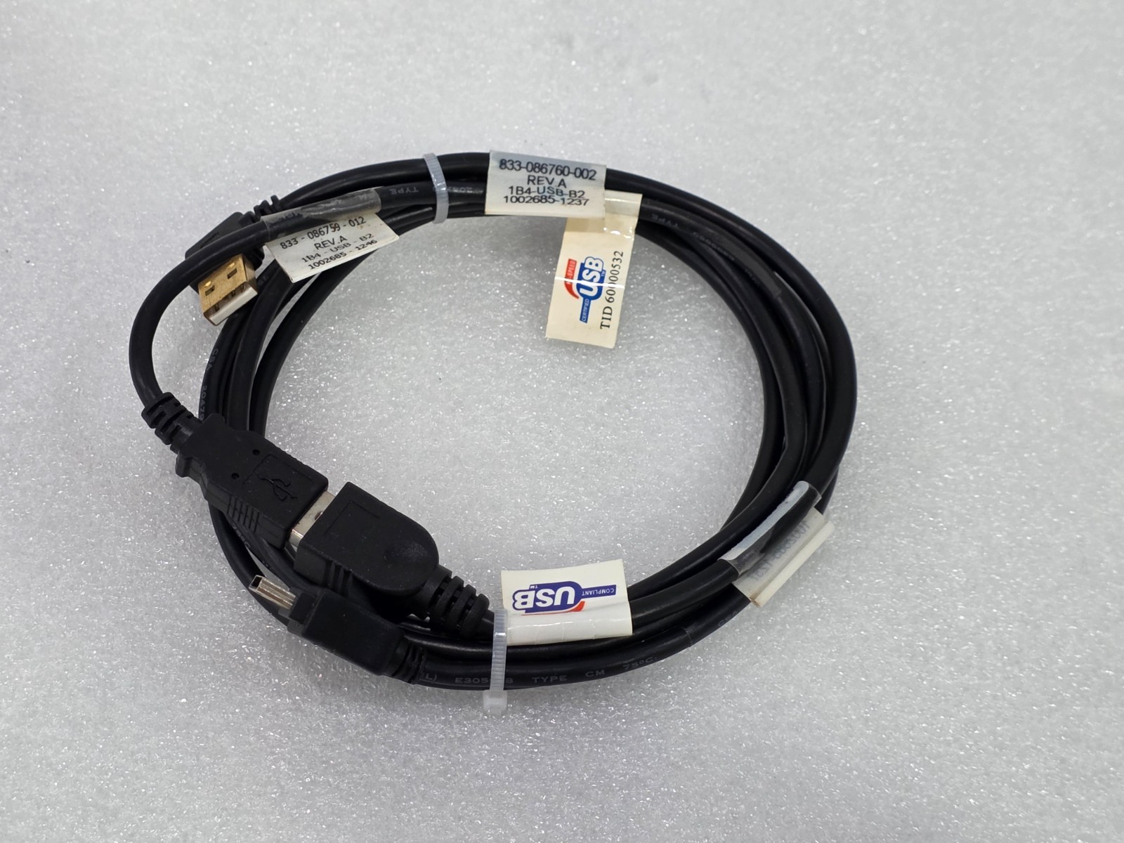 Lam Research Cable 833-086760-002,833-086759-012 (As-Is)