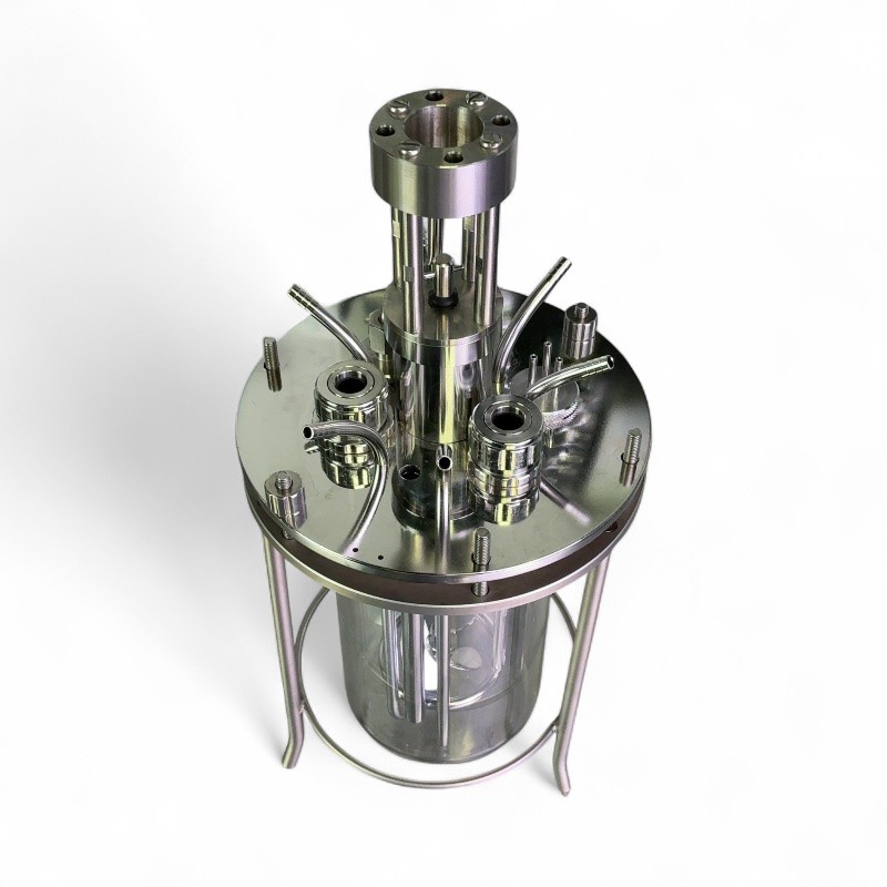 Sartorius Applikon Biotechnology -1/0.5 Barg Bioreactor Vessel Headplate & Stand
