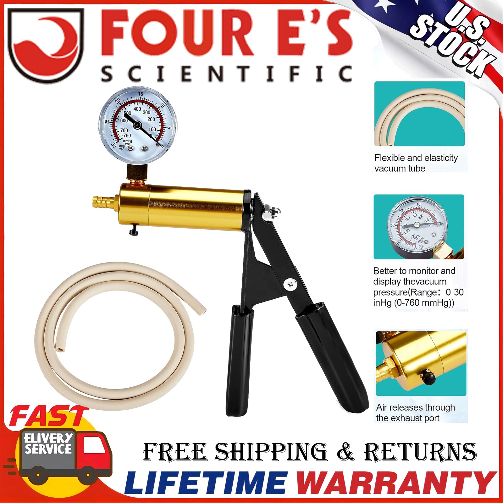 Lab Manual Hand Vacuum Pump Lab Hand-held Vacuum Pump Pressure Suction Pumps