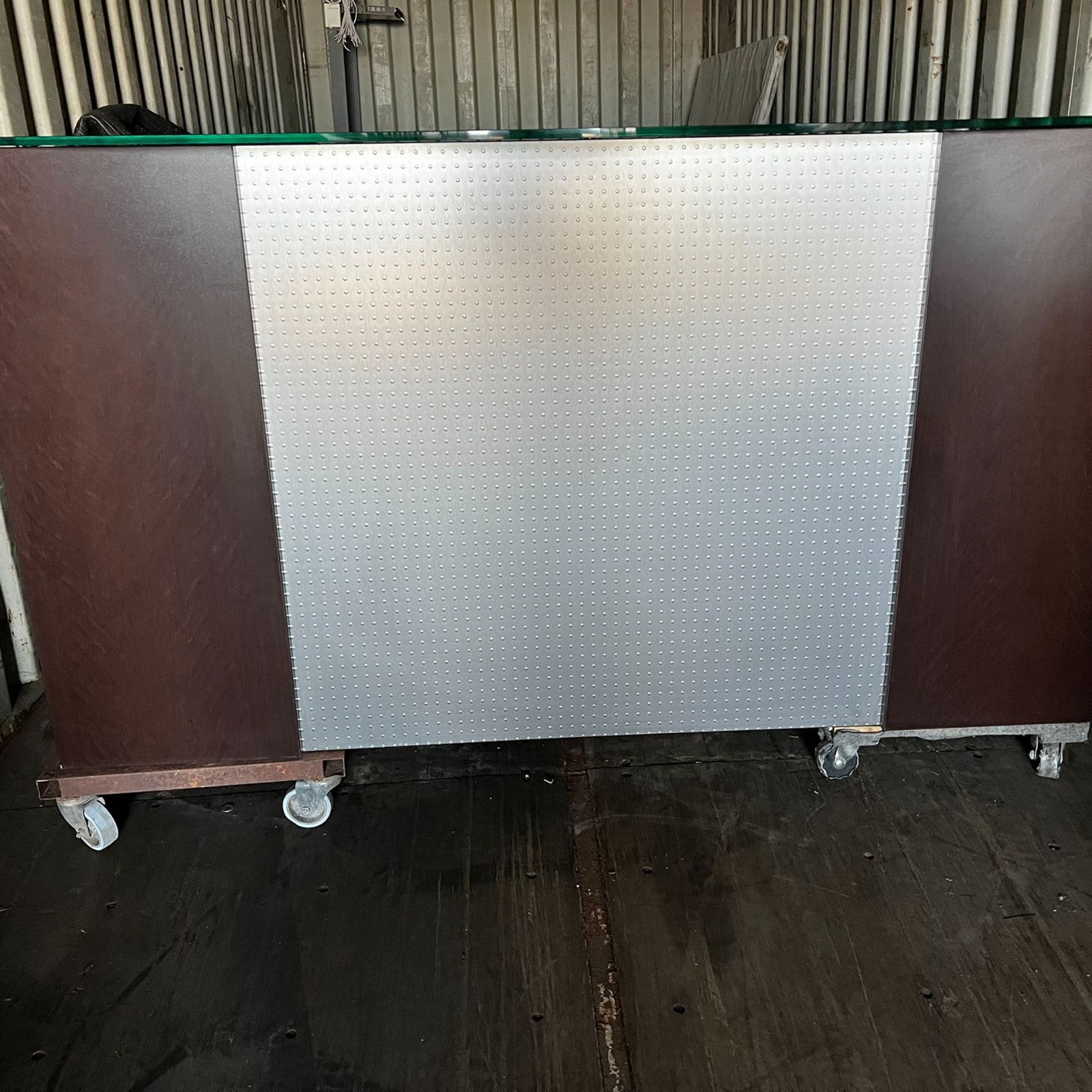 High Quality Mahogany Reception Desk / Front Office Counter