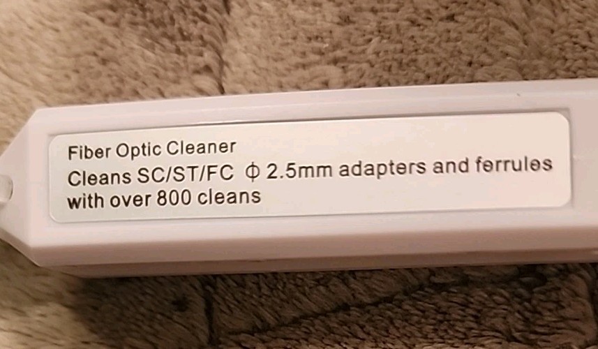 Fiber Optic Connector Cleaning Pen, Fiber Optic Cleaner Pen for 2.5mm