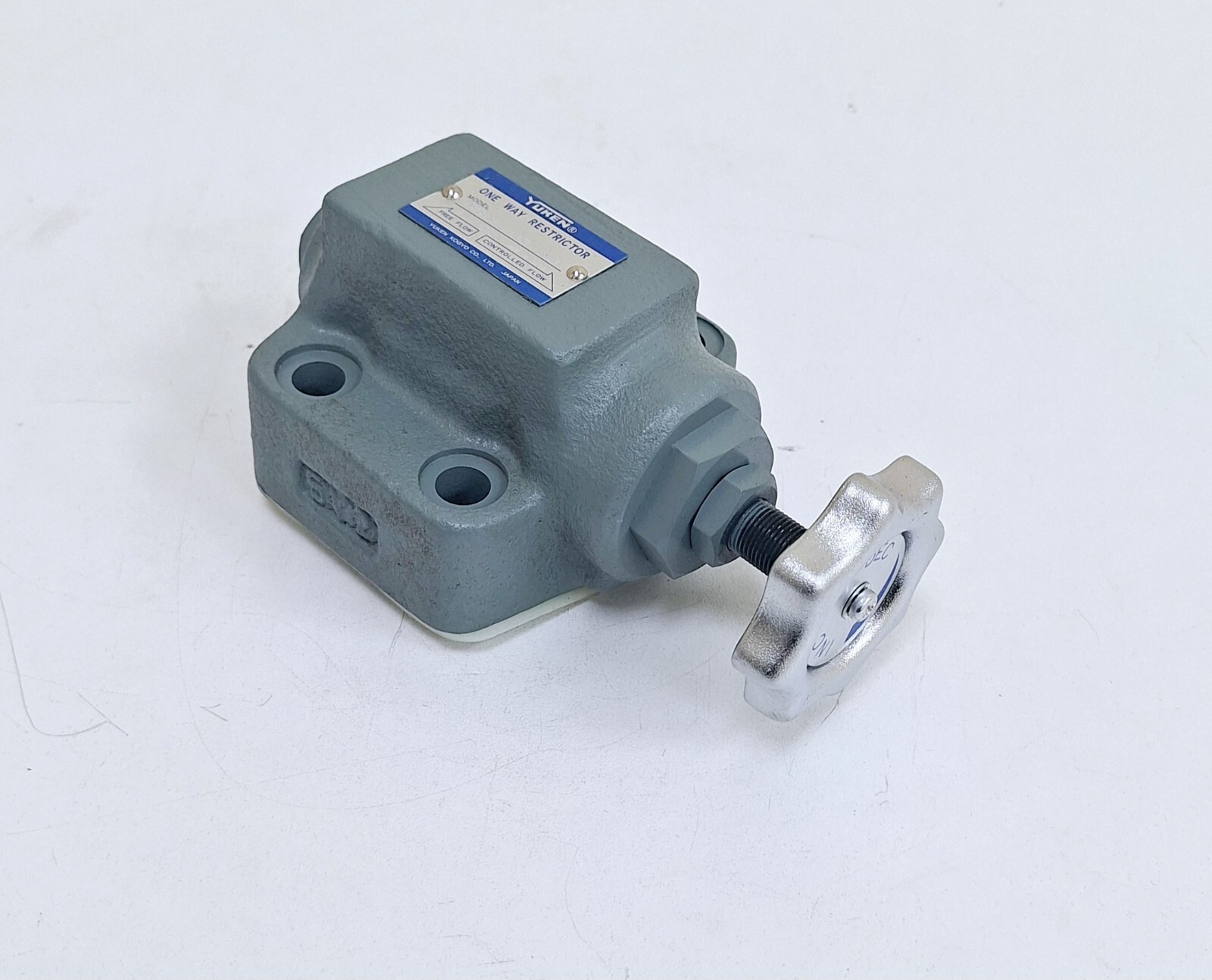 Yuken SROG-03-50 One-Way Restrictor Flow Control Valve