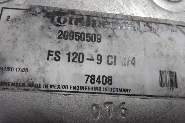 Continental FS 120-9 CI 3/4 4.5 In Extended H Single Convolution Air Actuator