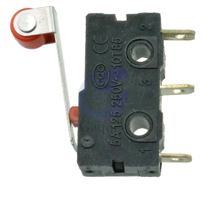 1 Pc KW12-3 Micro Roller Lever Arm Normally Open Close Limit Switch Roller 5A