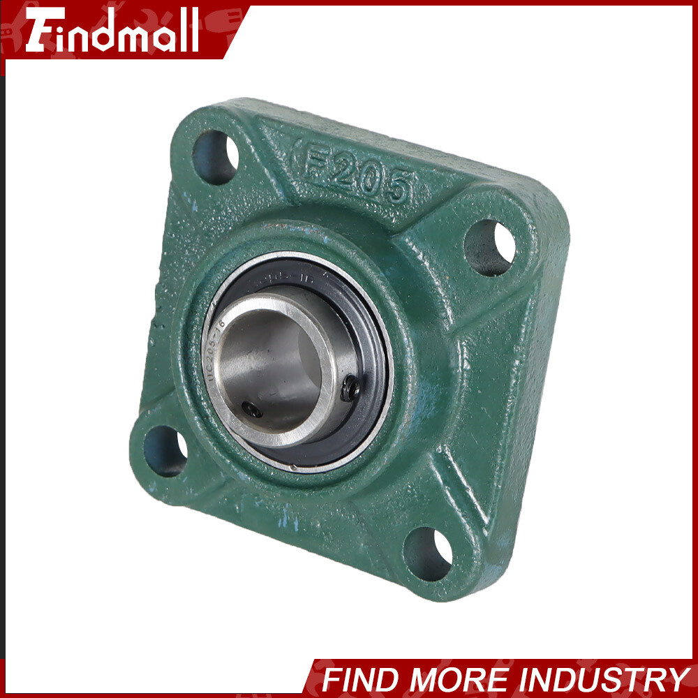 4 PCS UCF205-16 Solid Base Pillow Block Flange Bearing 1″ Bore 4 Bolt