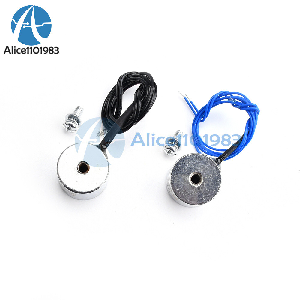 DC 5/12/24V 3KG/8KG Lifting Holding Magnet Electromagnet Solenoid Electro Magnet