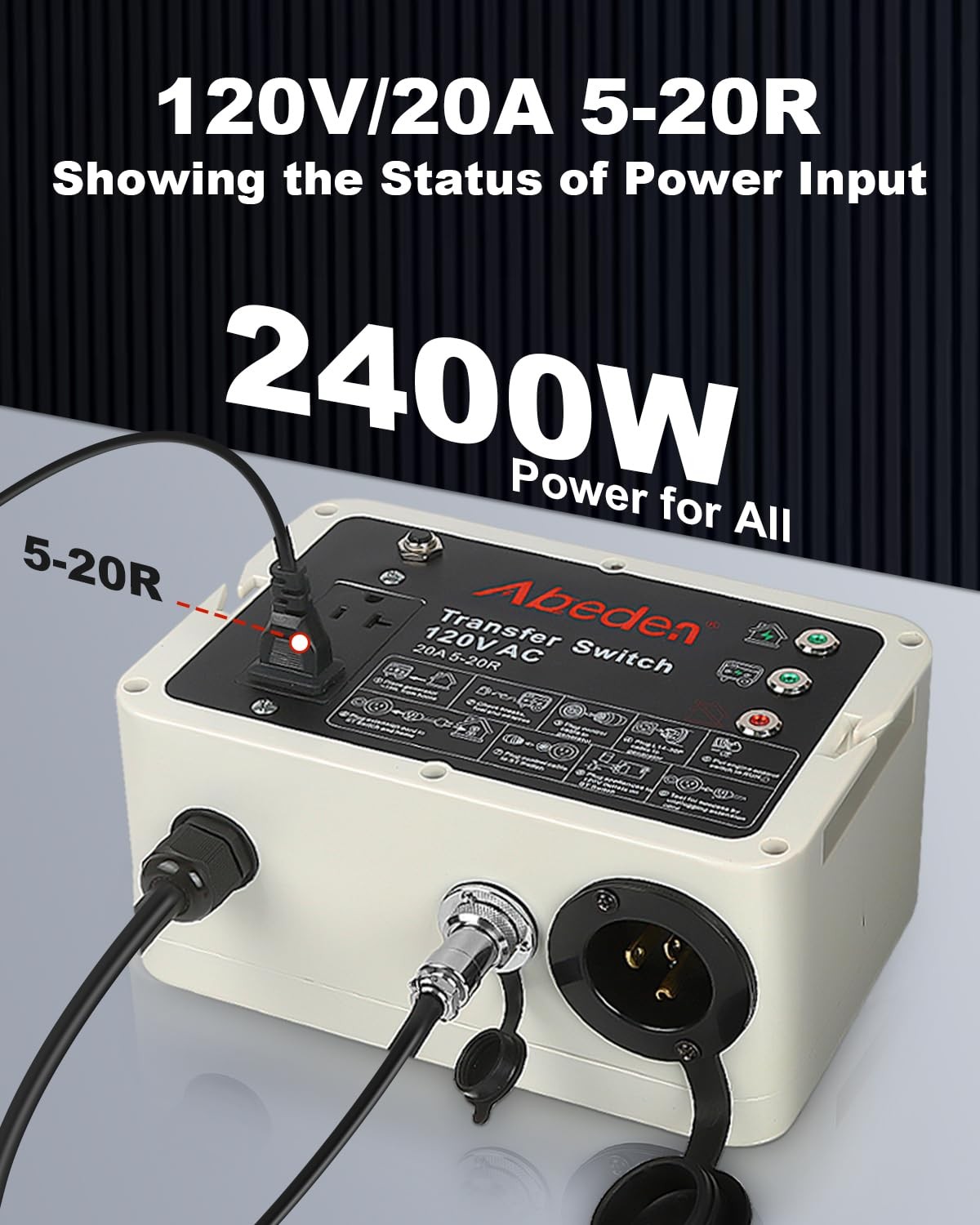 Transfer Switch 120V AC Compatible with Westinghouse Portable Generator