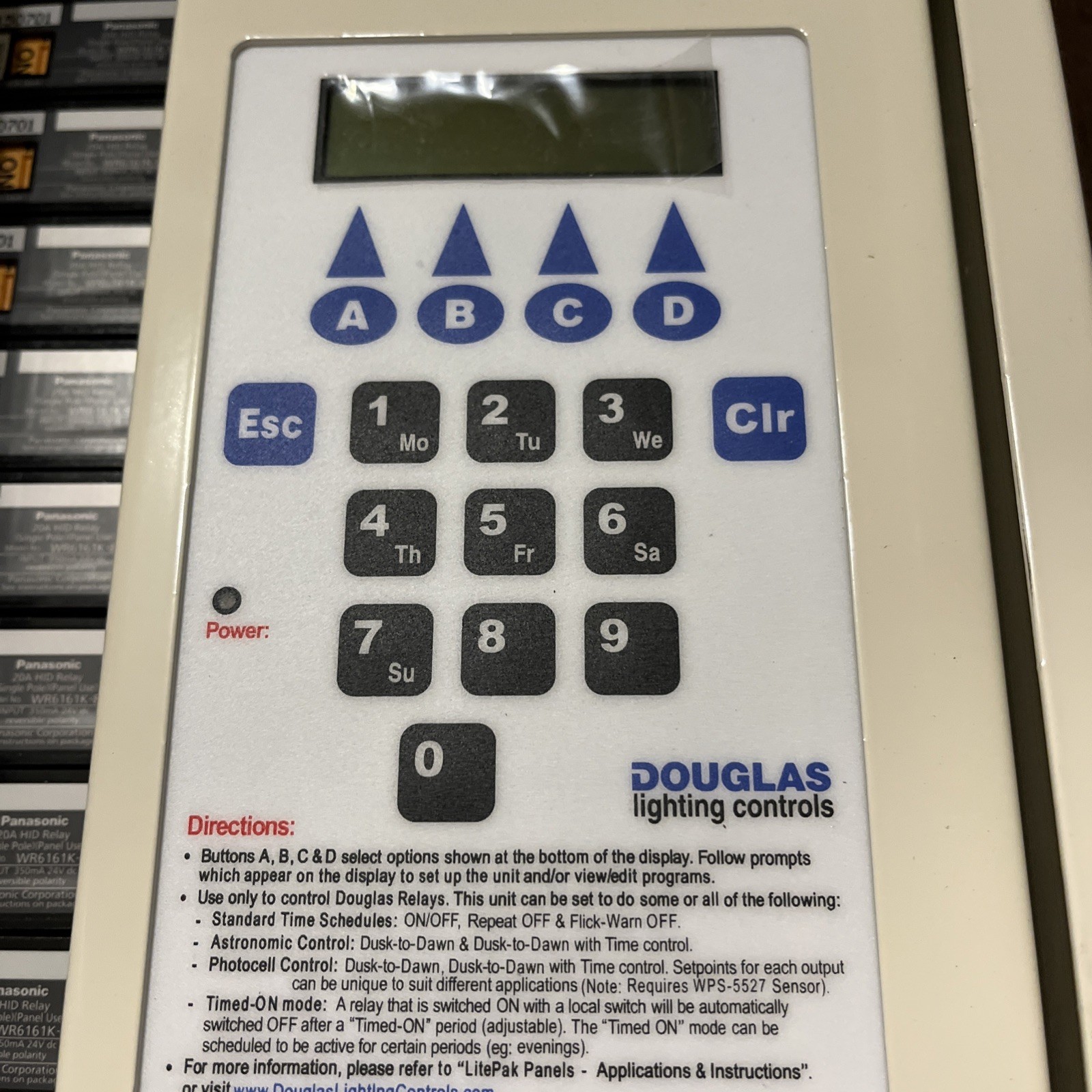 DOUGLAS LIGHTING WPAK-33518 LITE PAK PANEL CONTROLLER NEVER USED