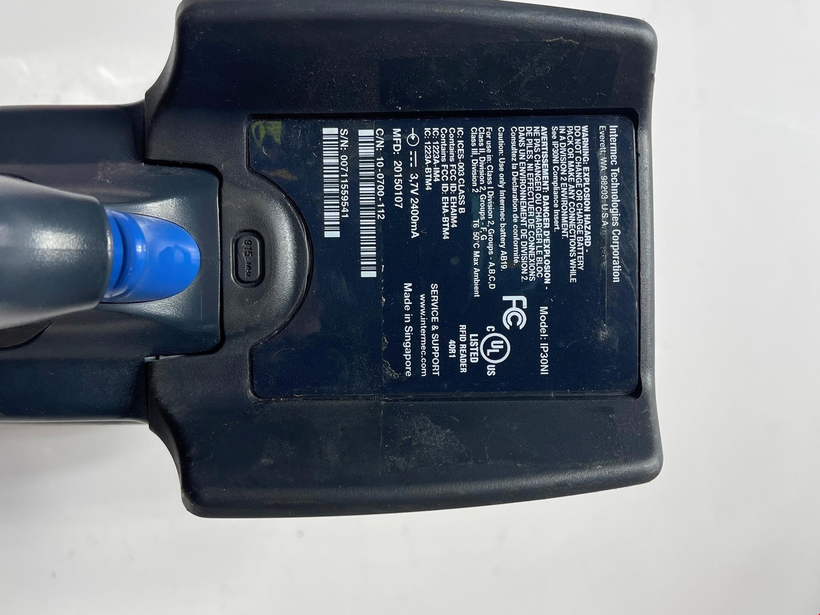 Intermec CN70E 1000CP02 with Detachable Handle Trigger IP30NI