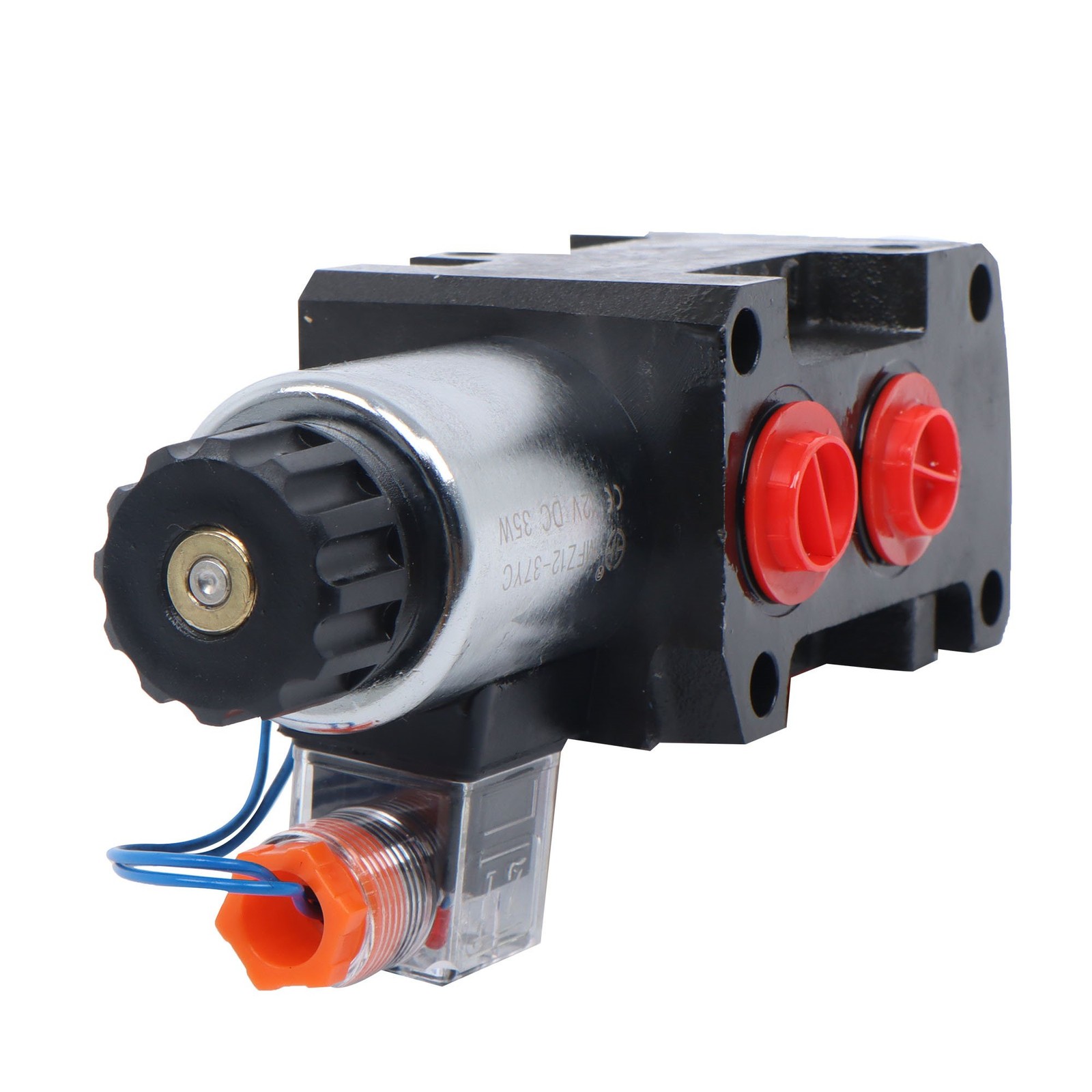 #10 SAE 6 Port 12V DC Hydraulic Solenoid Selector Diverter Valve 3Plug 13 GPM