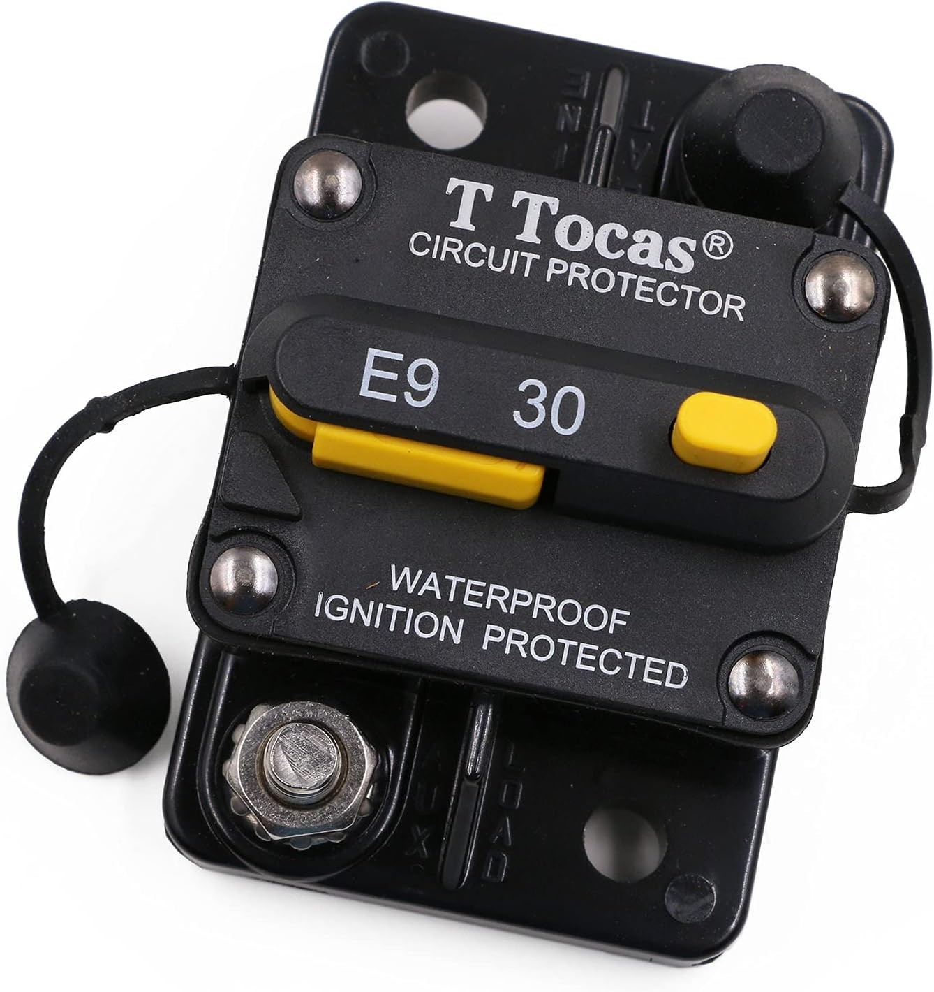 -Rated 30A Circuit Breaker – Compact and Waterproof for Automotive & Marine