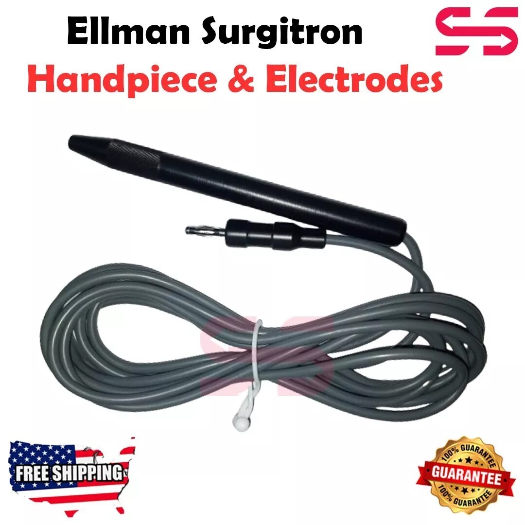 Ellman Surgitron Handpiece & Electrodes Set CE Certified Reusable-Tungsten Tips