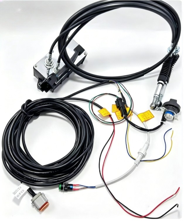2-Wire Throttle Motor 12V 24V Automatic Idle Speed Control Excavator Replacement