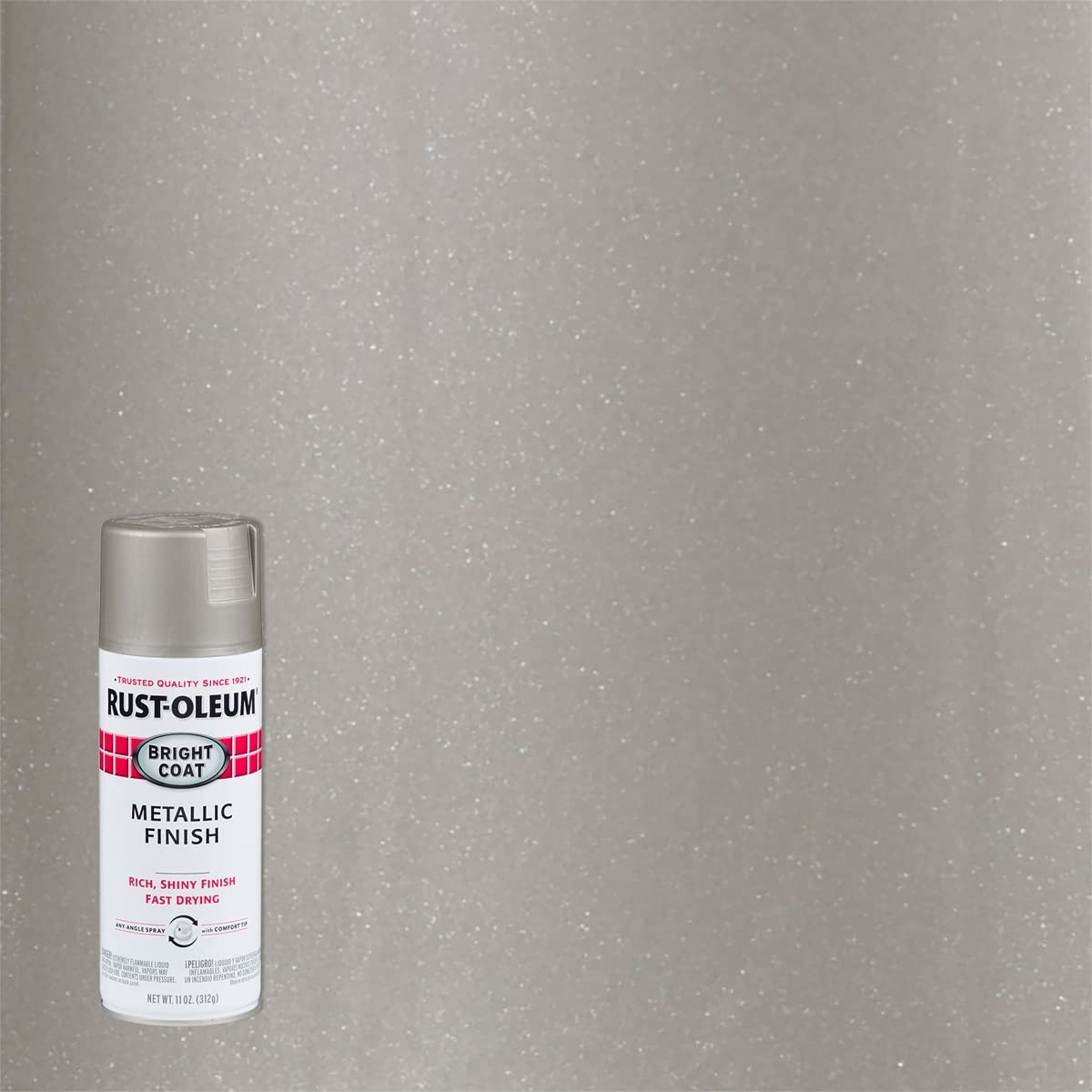 Rust-Oleum 7715830 Stops Rust Bright Coat 11 Ounce (Pack of 1), Aluminum