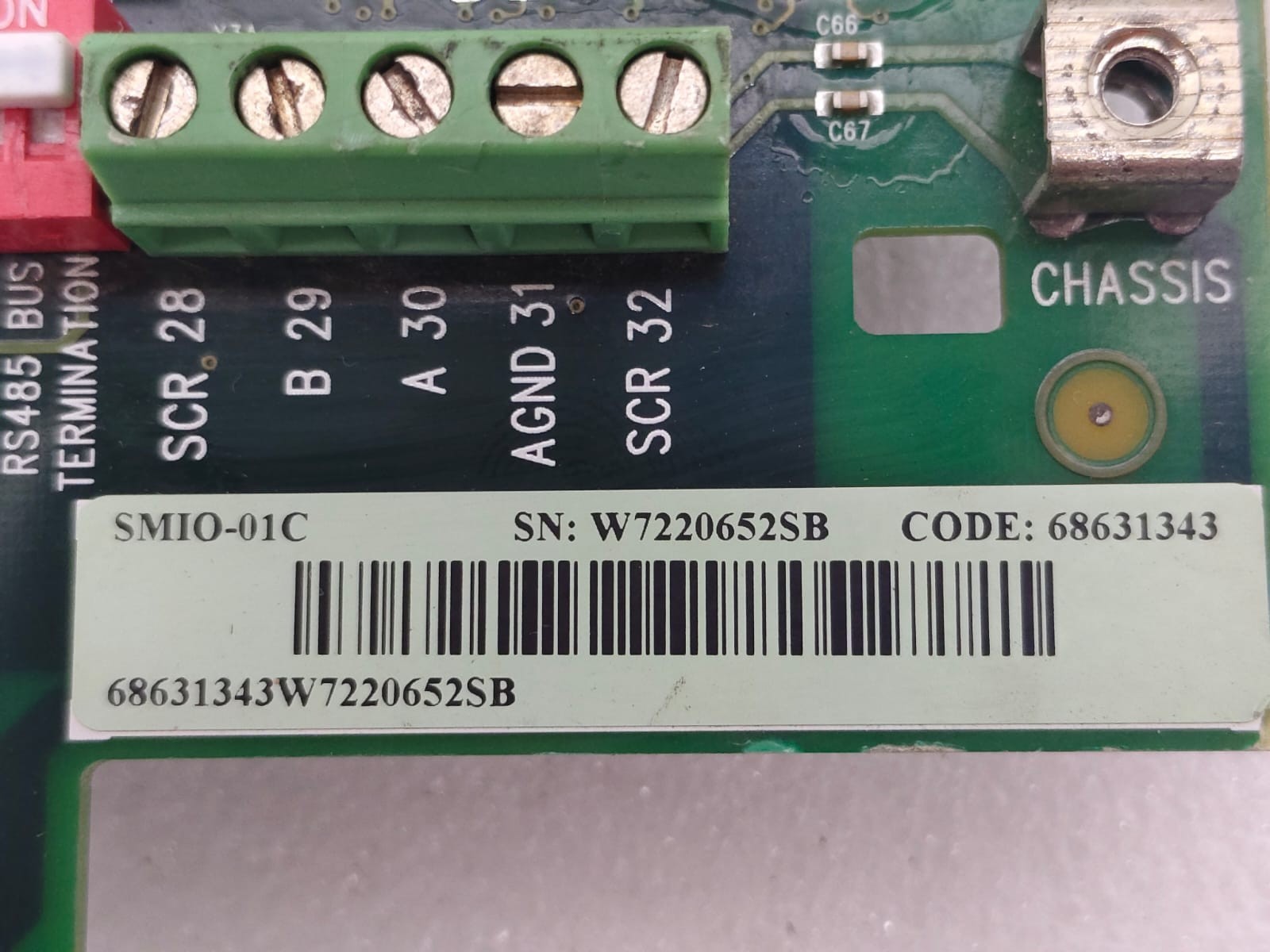 ONE ABB Inverter ACS550 Series CPU Motherboard SMIO-01C Used Free delivery