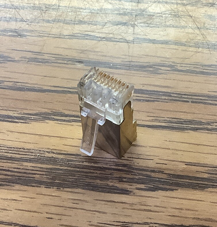 NOB Lot Of 57 Tyco CAT5E RJ45 Ground Type Connector