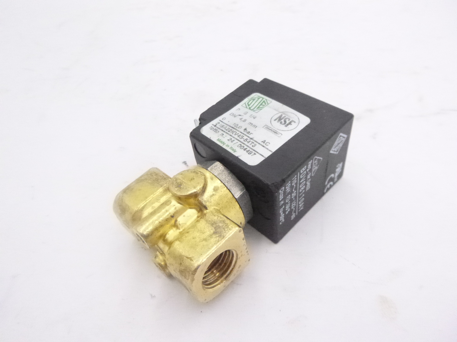 ODE Granzow Solenoid Valve BDV08110AY 1/2″ 110-50-120-60 15VA