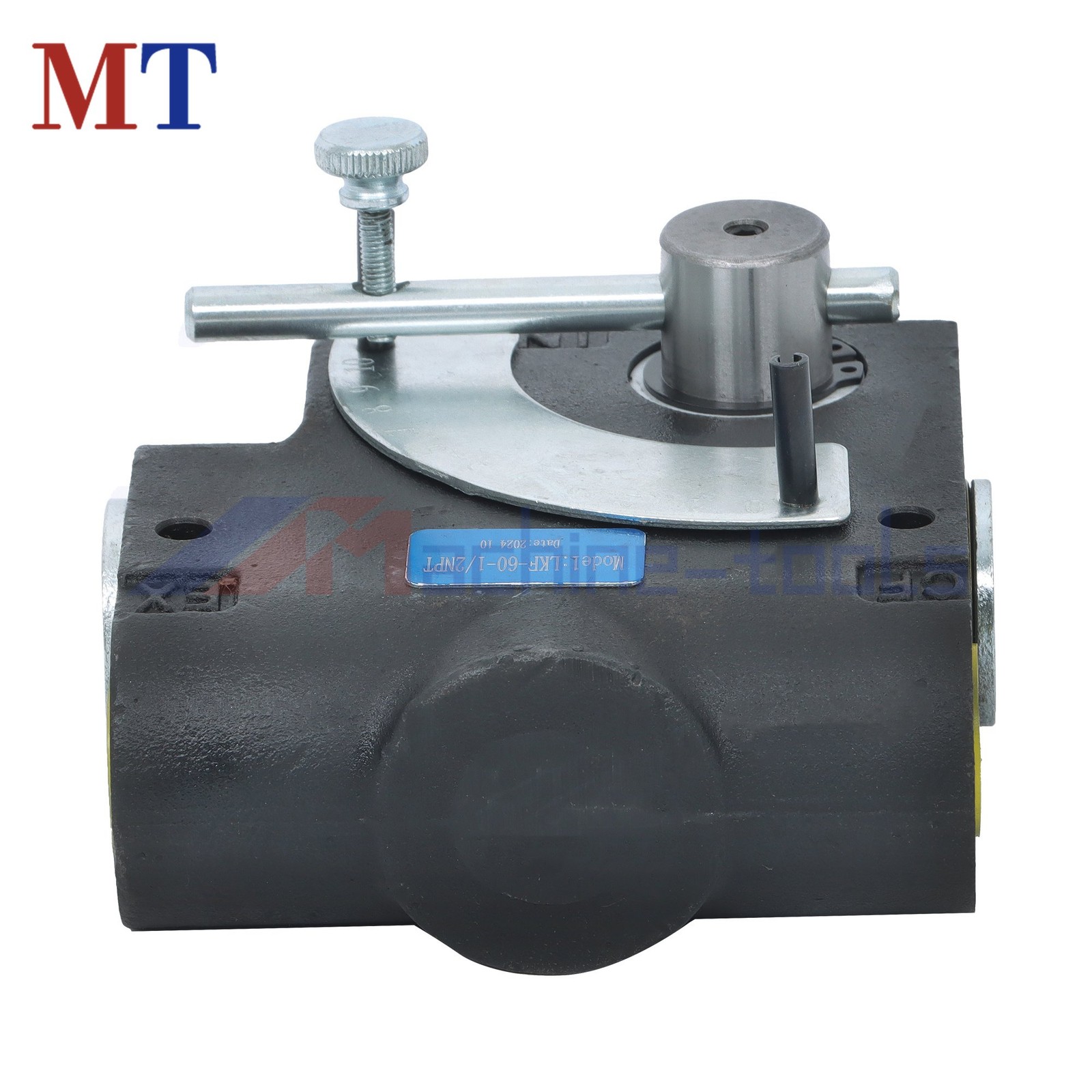 1/2”NPT FC51 Side-Port Hydraulic Adjustable Variable Flow Control Valve 0-30 GPM