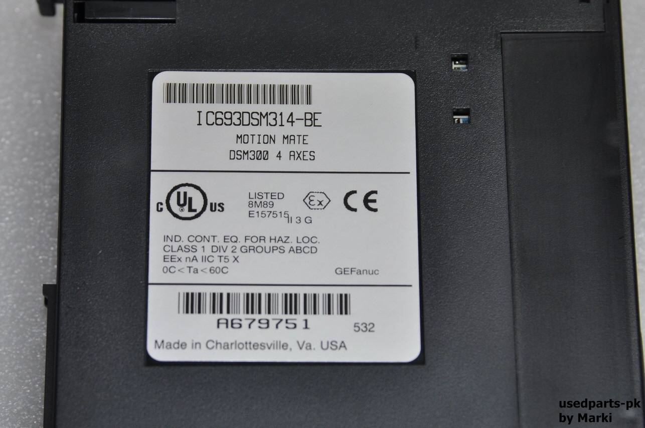 [1UNIT] GE FANUC IC693DSM314-BE MOTION MATE DSM300 4 AXES