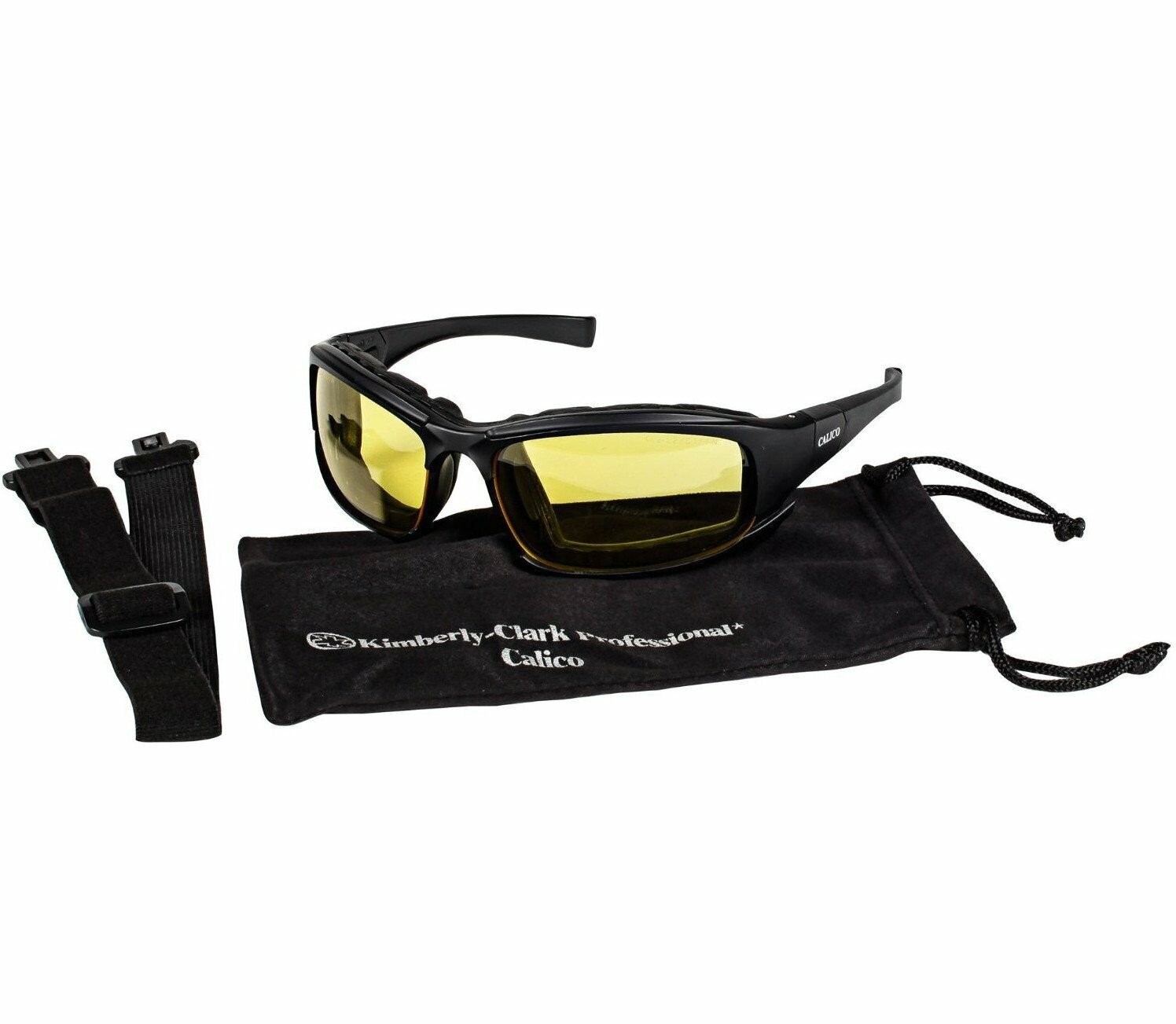 (3-PAIR) JACKSON SAFETY GLASSES AMBER ANTI FOG LENS CUSHION LINING W/ HEAD STRAP