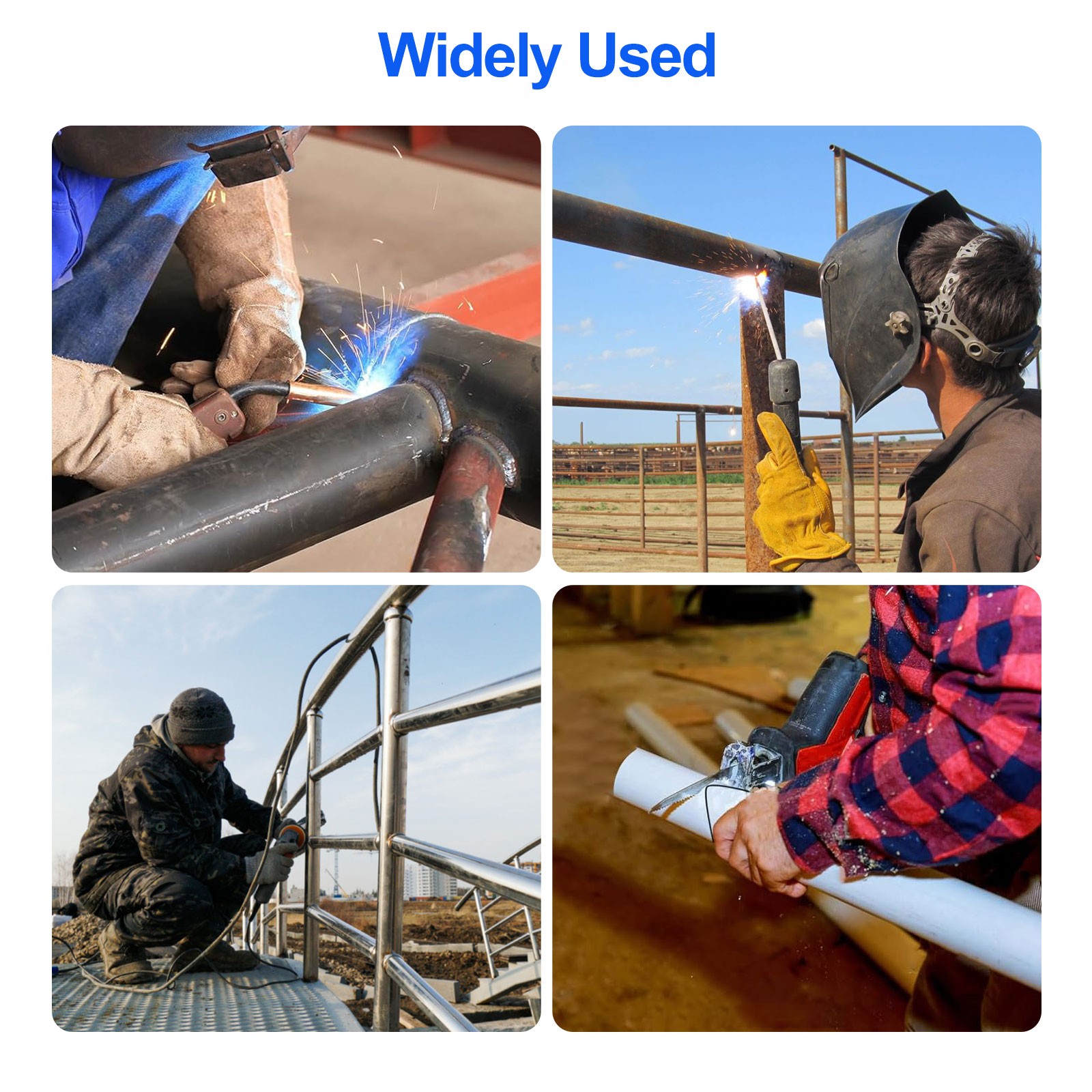 10PCS Heavy-Duty Precision Pipe Saddle Template Cutting Mold for Welding 3/4-8in