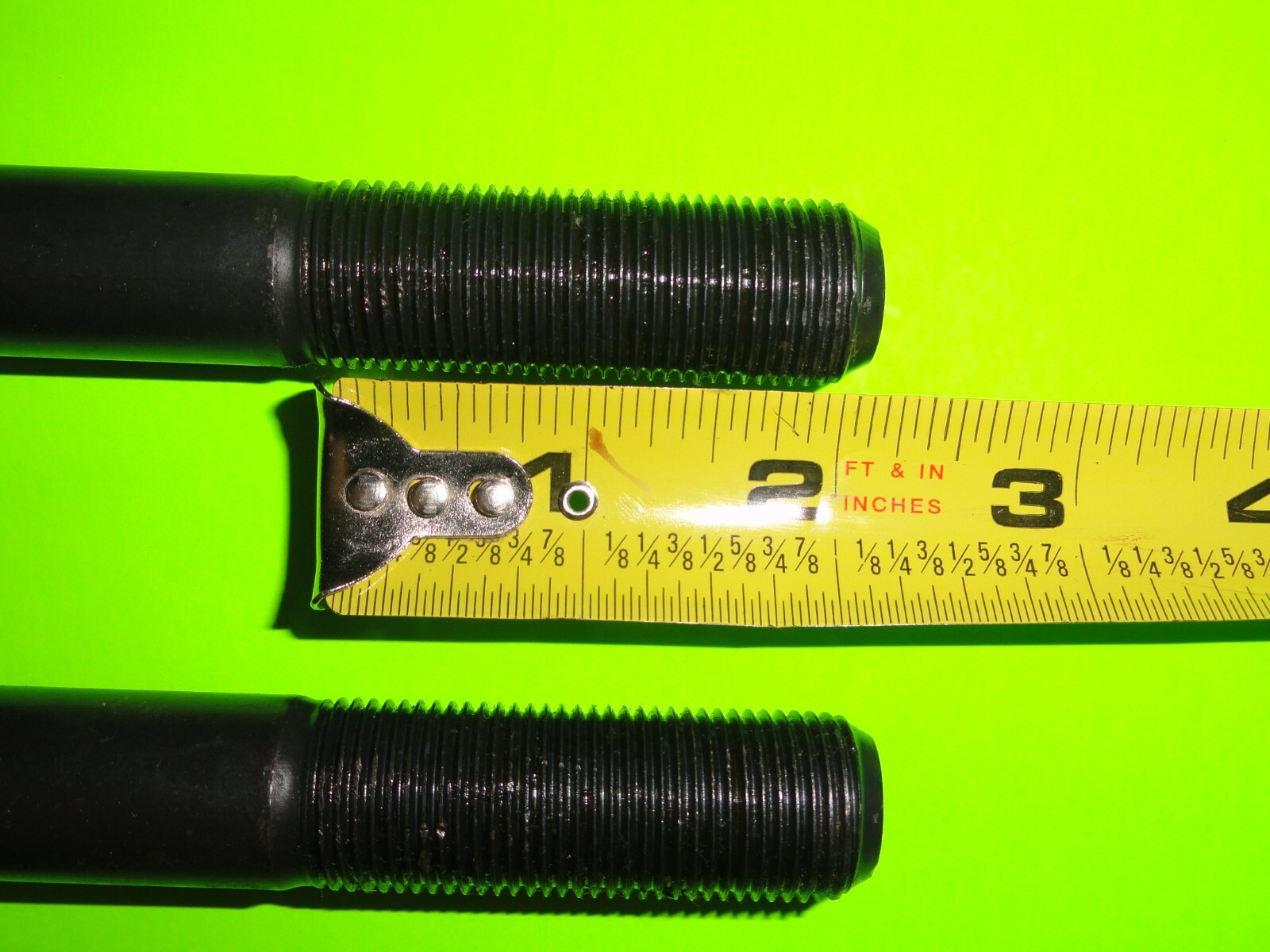 (Lot of 2) BOLTS 3/4″ x 7″ 16×7 Grade 8 Hex Head Cap Black Unplated Fine Thread