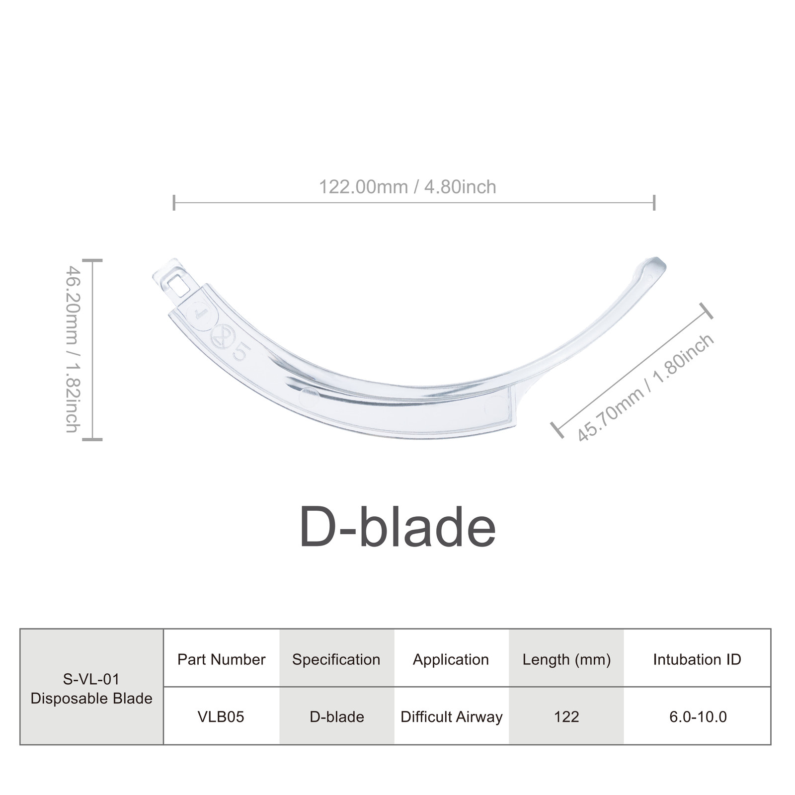 (US Delivery)  Touchscreen Video Laryngoscope with disposable blades(MAC2/3/4)
