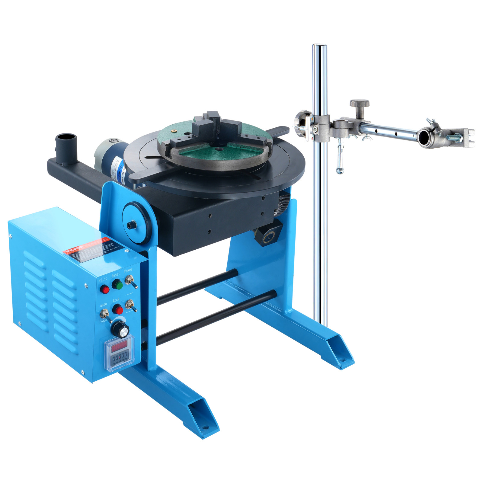 VEVOR 50KG Rotary Welding Positioner 0-90° Positioning Turntable Table 0.5-6RPM