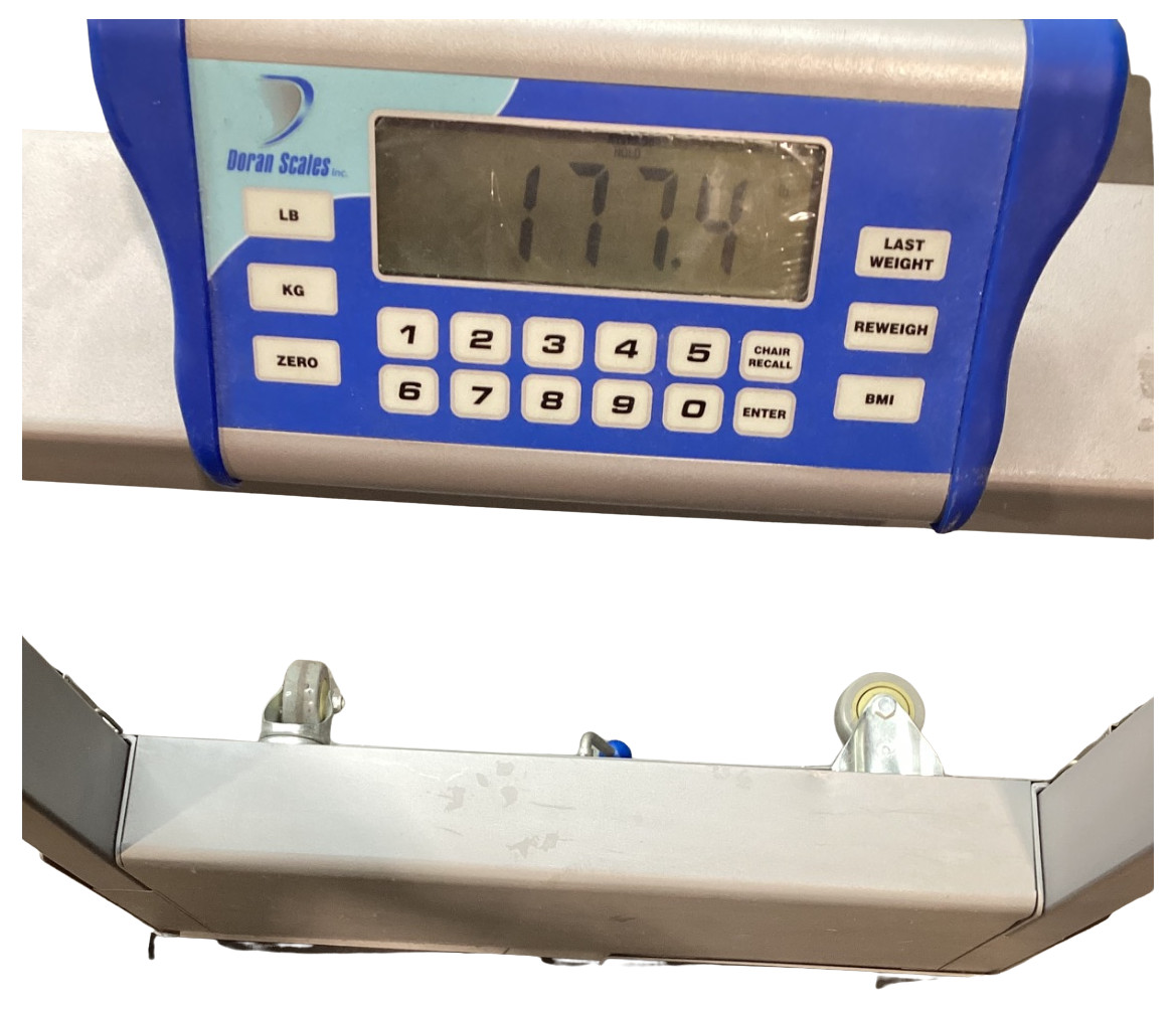 DORAN DS9100 WHEELCHAIR SCALE 1000 X 0.1 LB