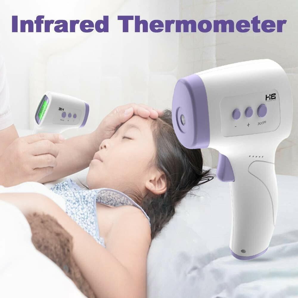 Infrared Thermometer Digital No Touch Baby Adult Temperature Gun FCC Certified