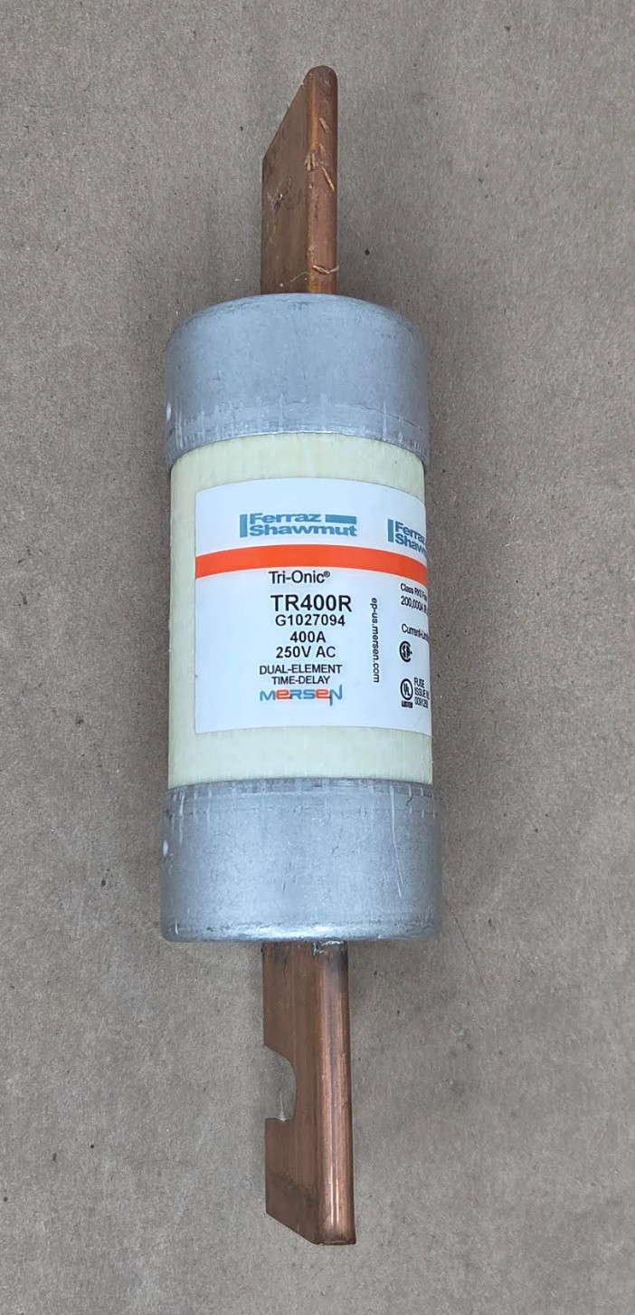 Ferraz Shawmut TR400R G1027094 400A 250V Class RK5 Time Delay Fuse