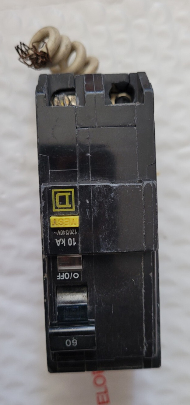 SQUARE D QO260GFI 60A QWIK-GARD CIRCUIT BREAKER PLUG