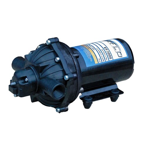 Everflo EF3000-BOX Diaphragm Pump 12 V, 60 PSI, 3.0 GPM