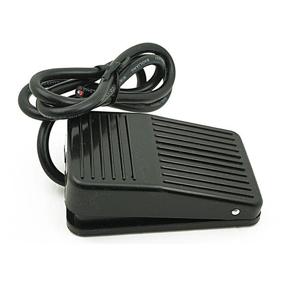 Ximimark 2 Pc Momentary Foot Controller Pedal Switch AC220V 10A SPDT Black
