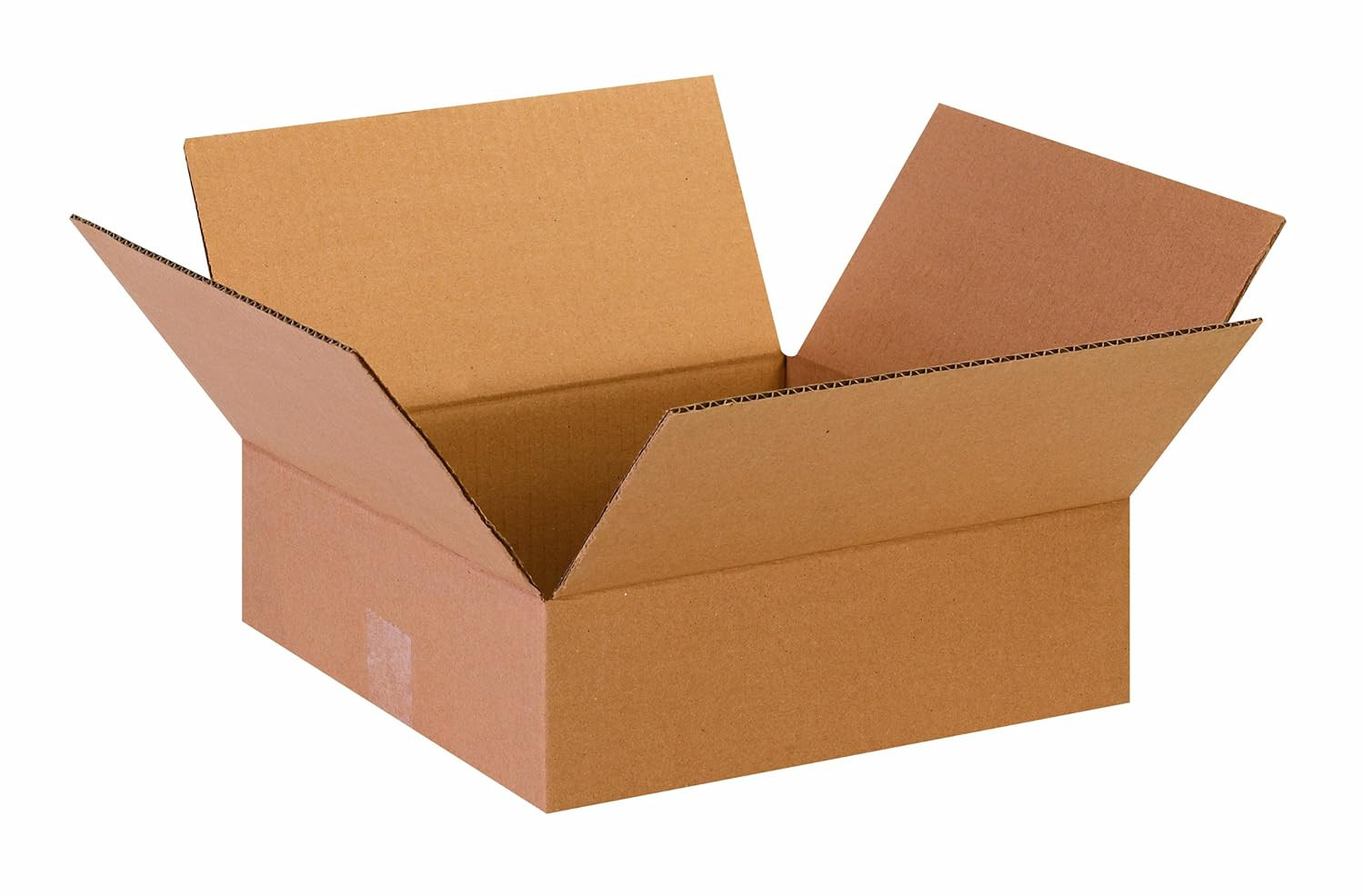 13 X 13 X 4 Corrugated Cardboard Boxes, Flat 13″L X 13″W X 4″H, Pack of 25 | Shi