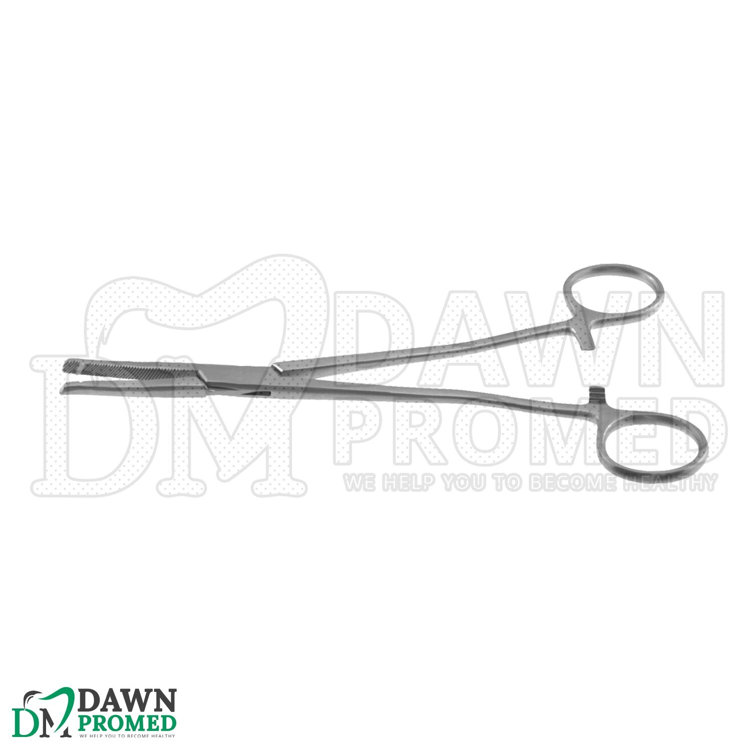 2 Pcs Heaney Forceps Single Tooth Straight Set 8.25″ OB/GYN Instrument German Gr