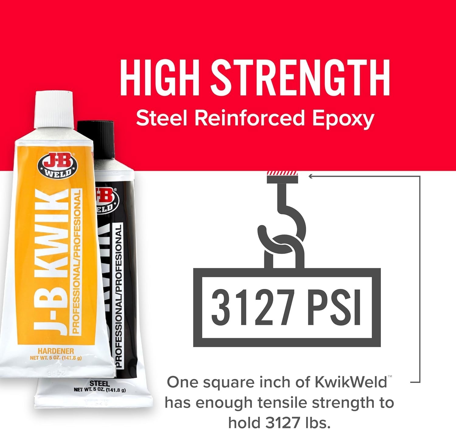 KwikWeld Twin Pack – 10 oz. High Strength Epoxy for Craft & Automotive Repair