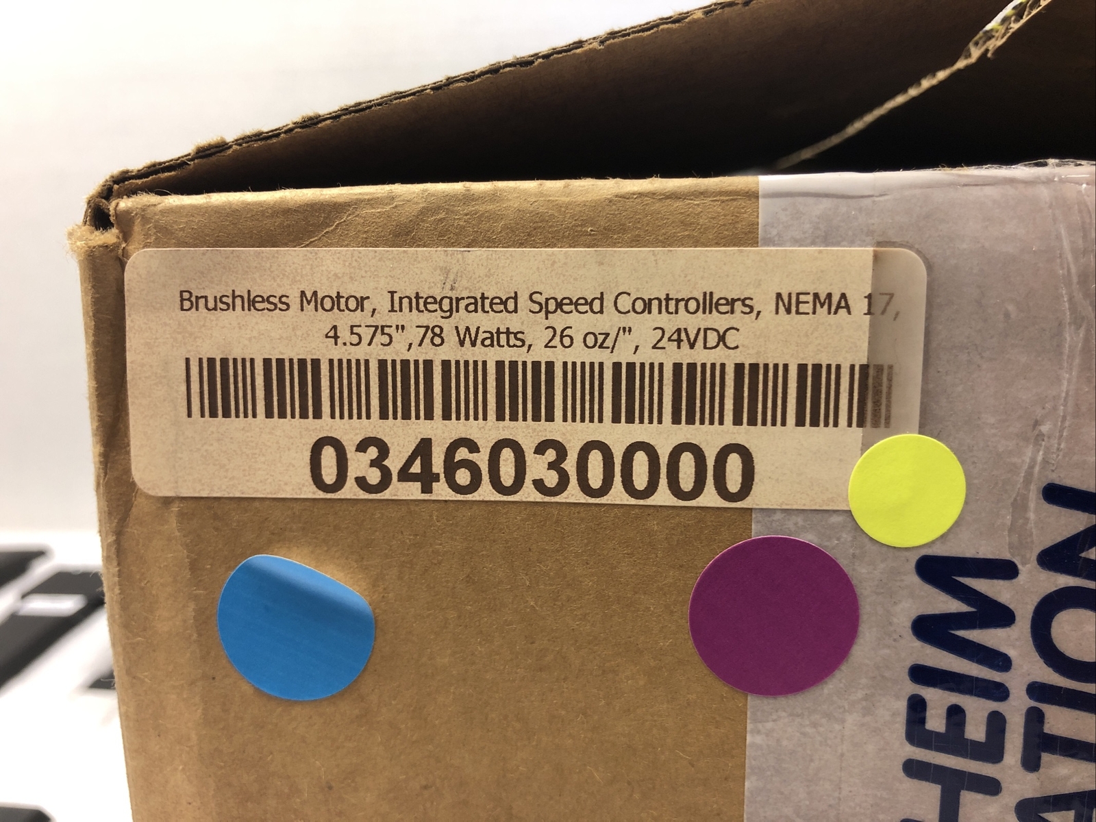 ANAHEIM AUTOMATION BLY17MDA3S-24V-4000 Brushless Motor Integrated Speed Control*
