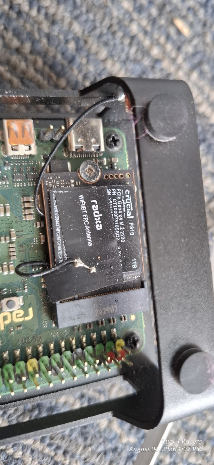Radxa X4 8GB x86 SBC w/Heatsink & 1TB nvme