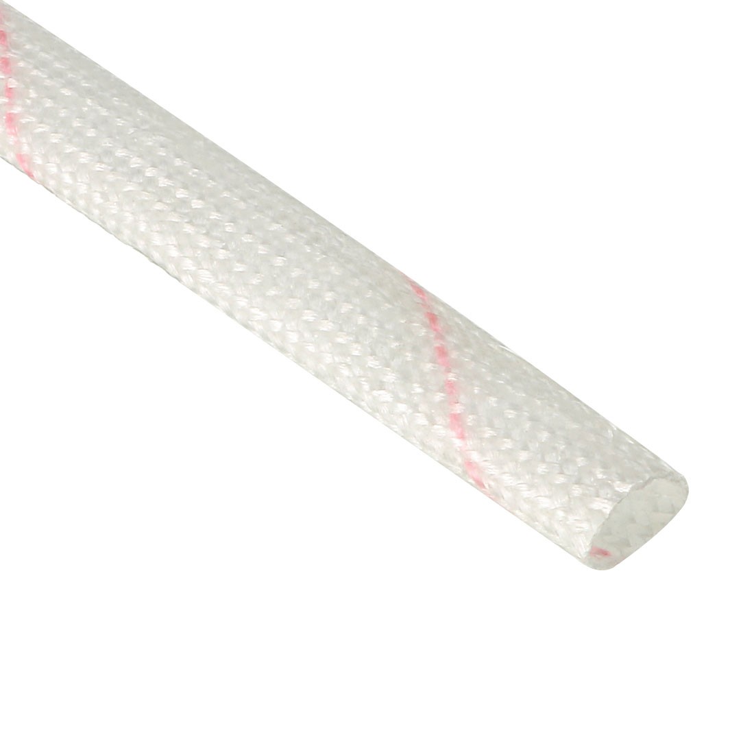 Fiberglass Sleeve 5mm I.D. PVC Insulation Tube 1500V 125C Cable Wrap 88cm 2.89ft