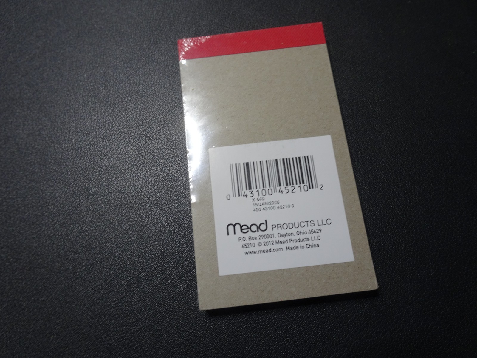 Mead 40 Sheets 2-7/16 x 4-1/4″, Qty=2 Memo Pad for Mead Flip-Top MEA45890