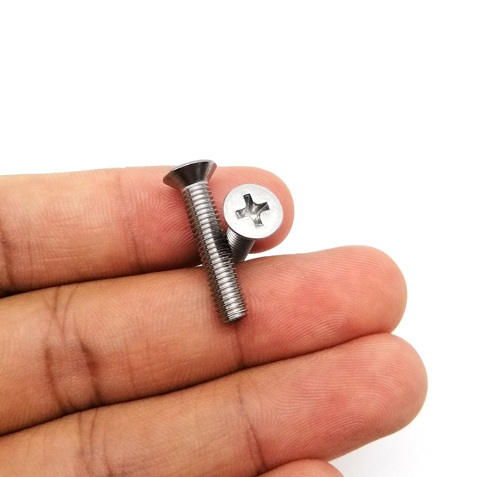10/50pcs M1-M8 Mini Small Micro Cross Phillips Flat Countersunk Head Bolt Screw