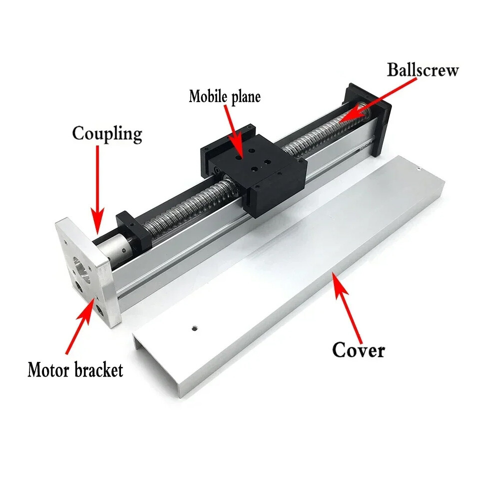 IP65 Fully enclosed Ballscrew Slide Table Dustproof Cleanroom CNC Linear Stage