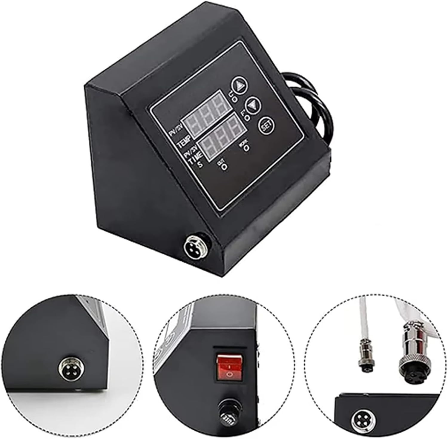 Heat Press Digital Dual Display Control Box-Temperature For Heat Press Machine