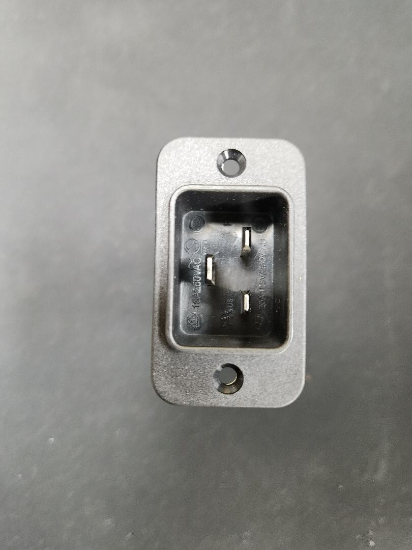 NEW CORCOM 20EEJ1 F7892A Power Receptacle EMI Filter 20A 120/250V