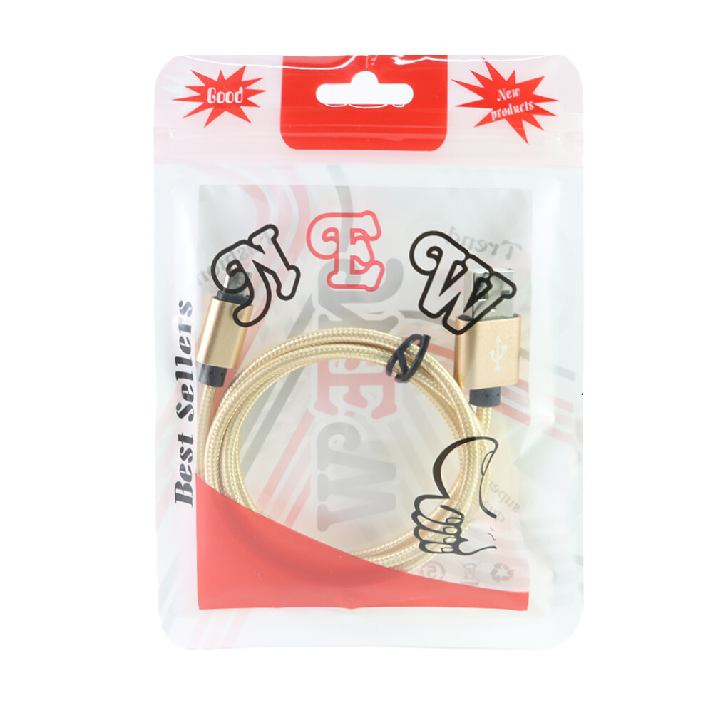 100/200/500 Clear Window Color New Product Packaging Zipper Bags with Hang Hole