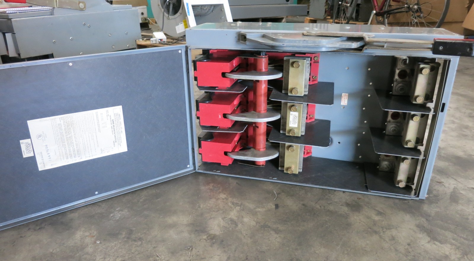 Square D QMB-366W 600A 600V Fusible Panelboard Switch QMB366W Fused 600 Amp E1
